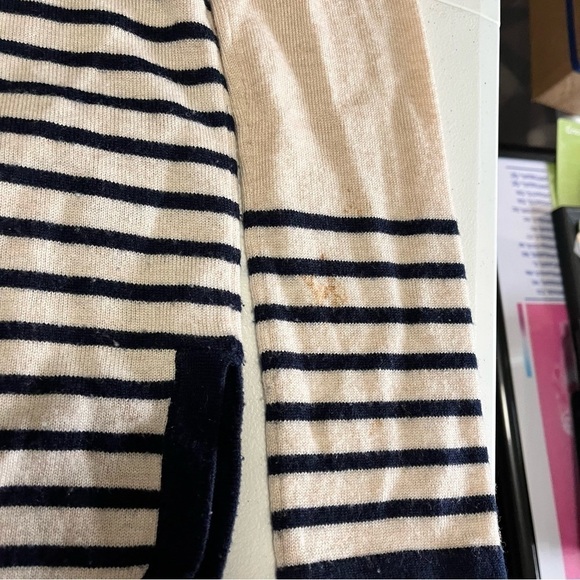 Tory Burch Odessa Striped Tunic Sweater Extra Small XS K - Picture 6 of 9